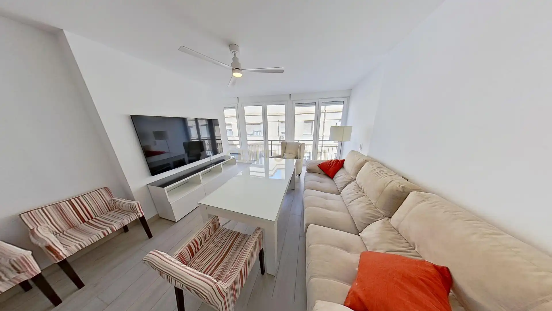 Living room of Apartments for rent in Málaga Capital  with Air Conditioner, Oven and Washing machine