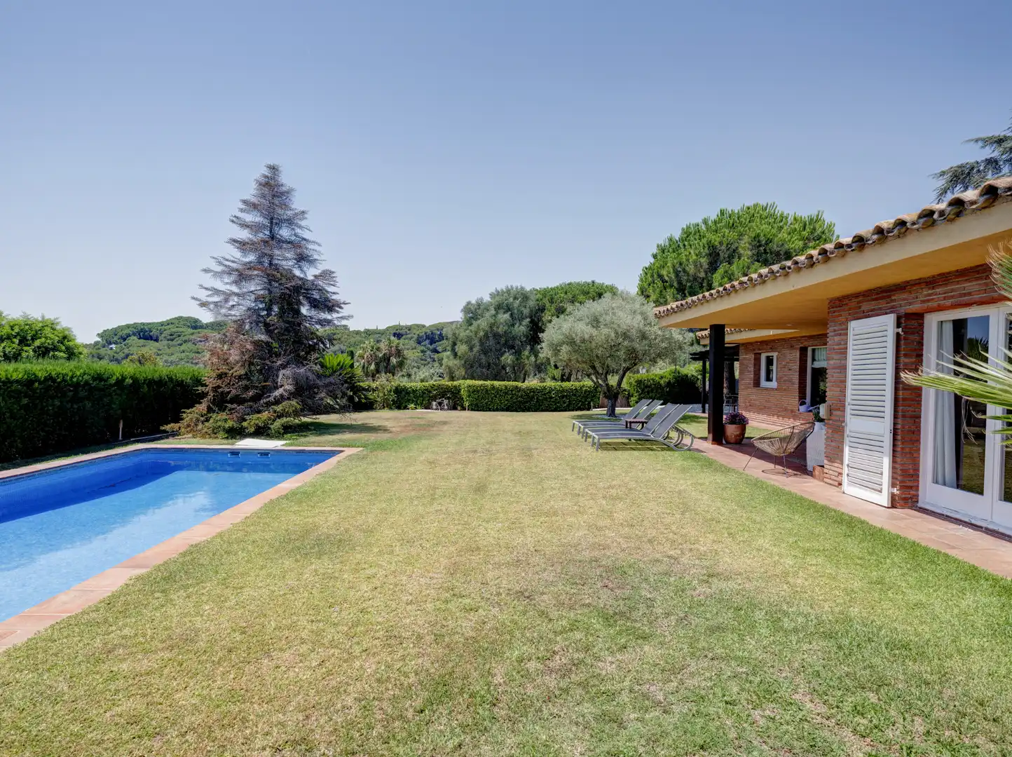 Garden of Houses for sale in Sant Andreu de Llavaneres  with Air Conditioner, Heating and Private garden