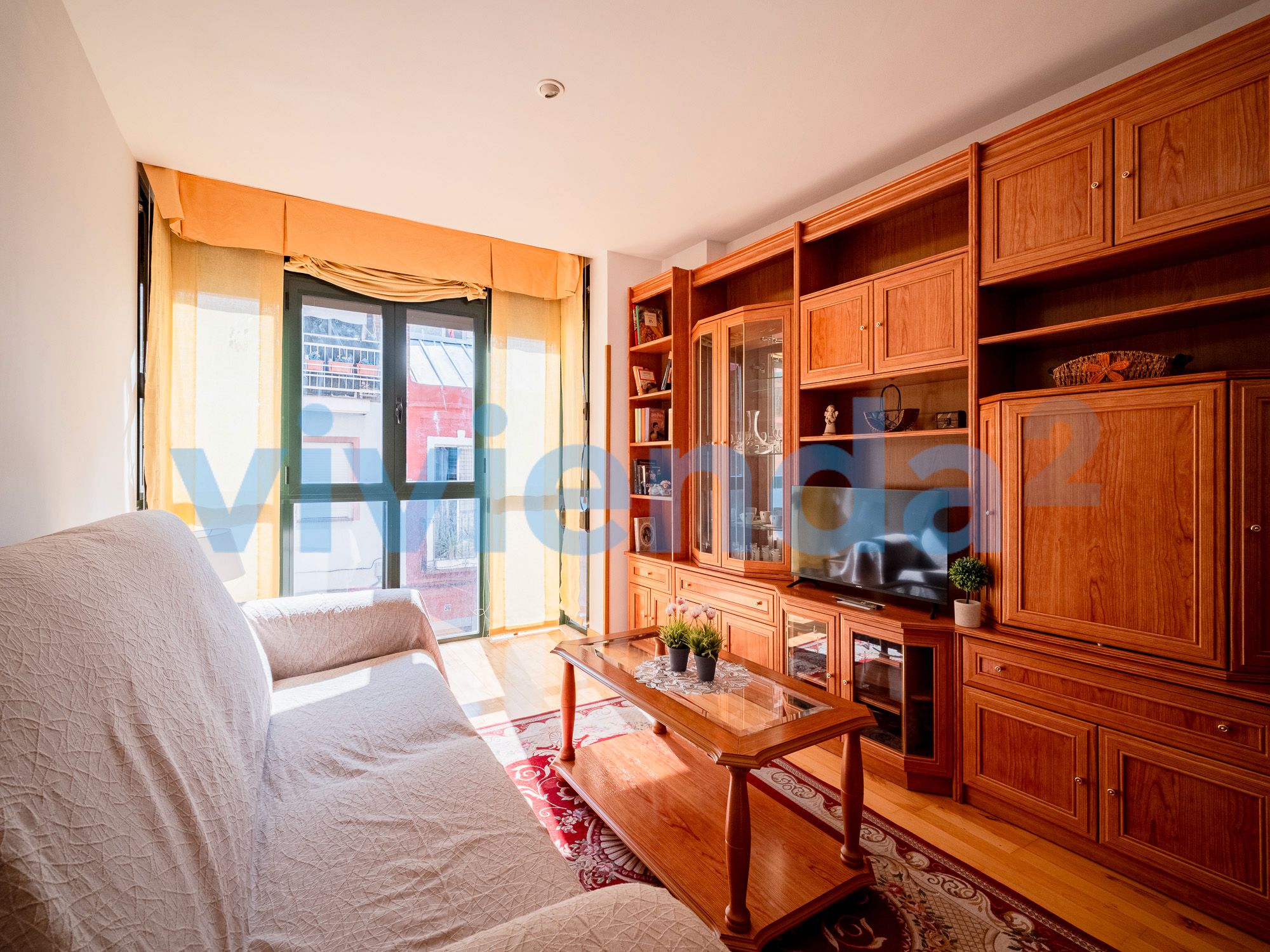 Bedroom of Flat to rent in  Madrid Capital  with Air Conditioner, Heating and Balcony