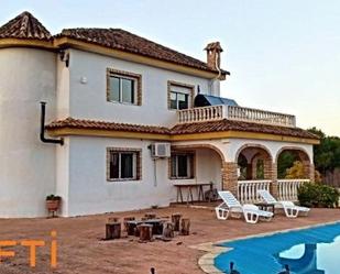 Exterior view of Country house for sale in Chiva  with Air Conditioner, Swimming Pool and Balcony