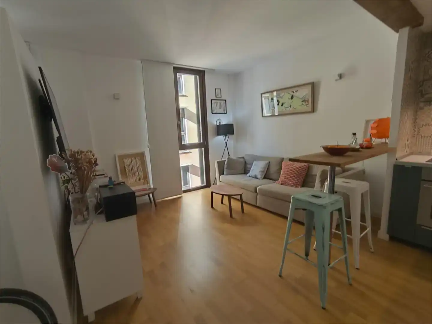 Wohnzimmer von Wohnung zum Verkauf in  Palma de Mallorca mit Klimaanlage