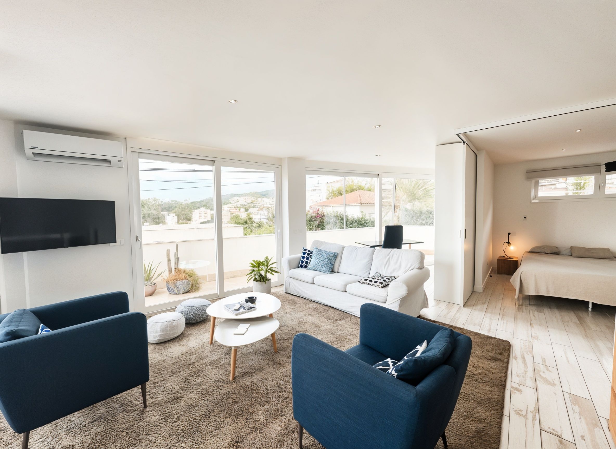 Sala d'estar de Apartament en venda en  Palma de Mallorca amb Piscina comunitària