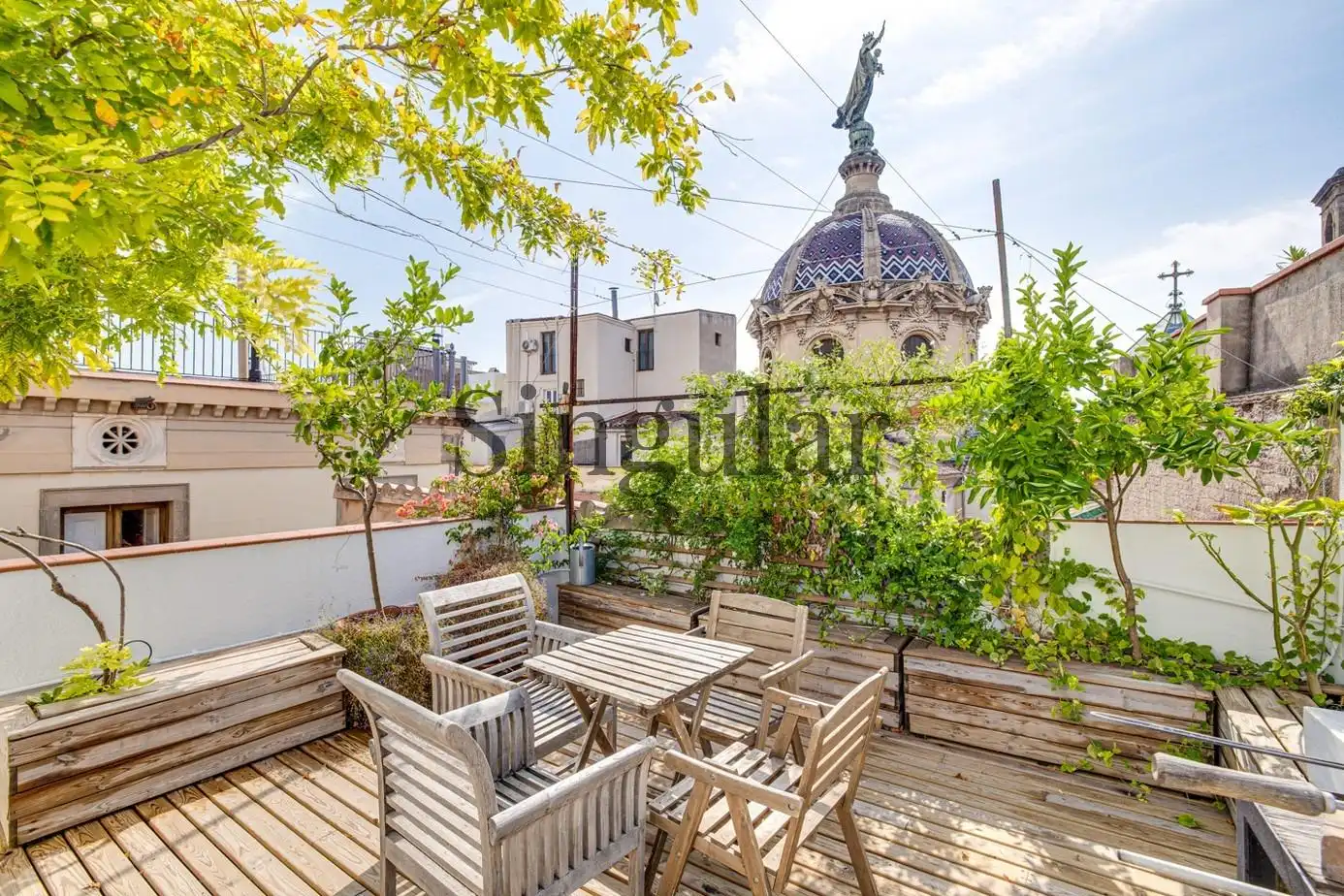 Terrasse von Maisonette zum Verkauf in Barcelona mit Heizung, Terrasse und Abstellraum