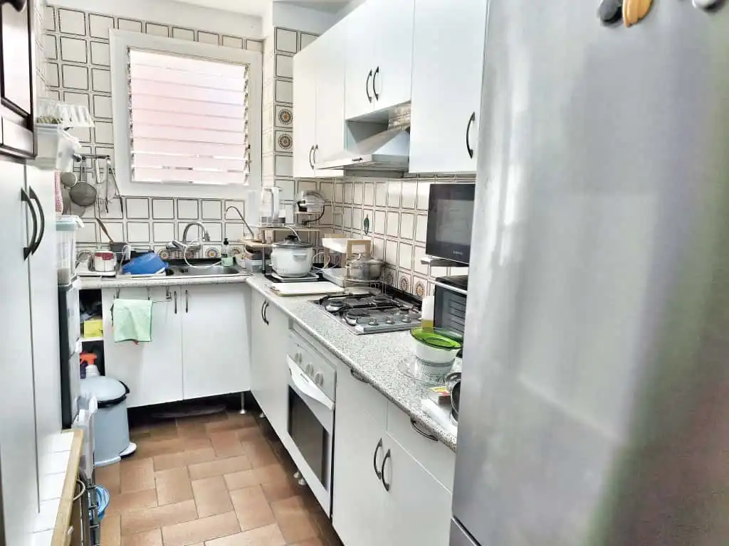 Kitchen of Flat for sale in Lloret de Mar  with Heating, Private garden and Balcony