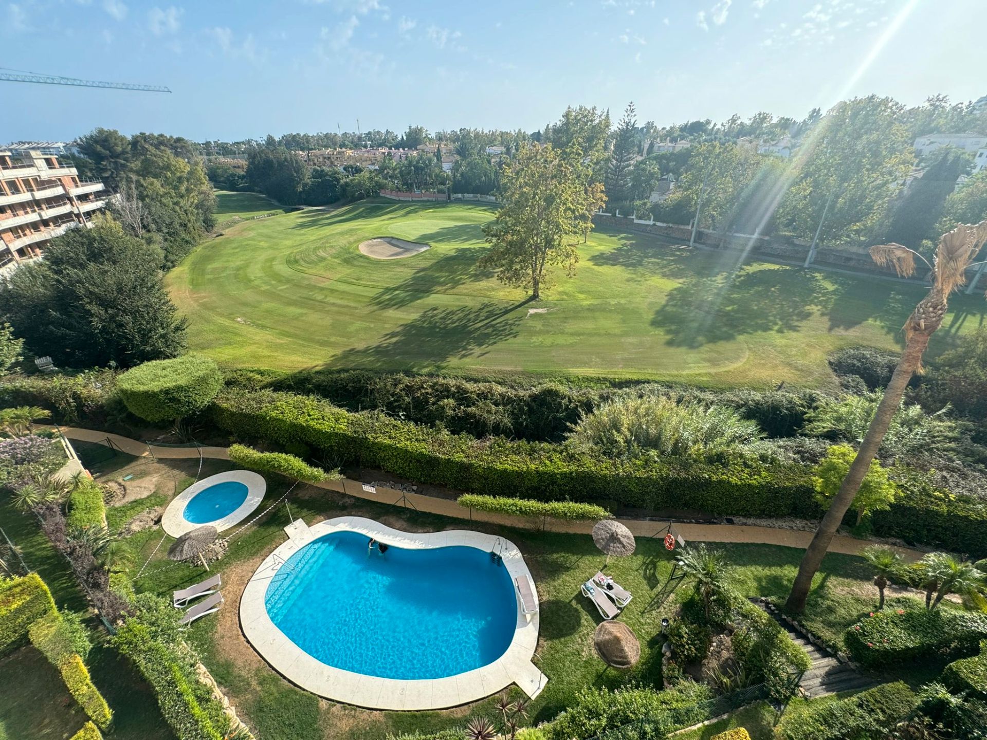 Jardín de Apartamento de alquiler en Marbella con Amueblado, Balcón y Se aceptan mascotas