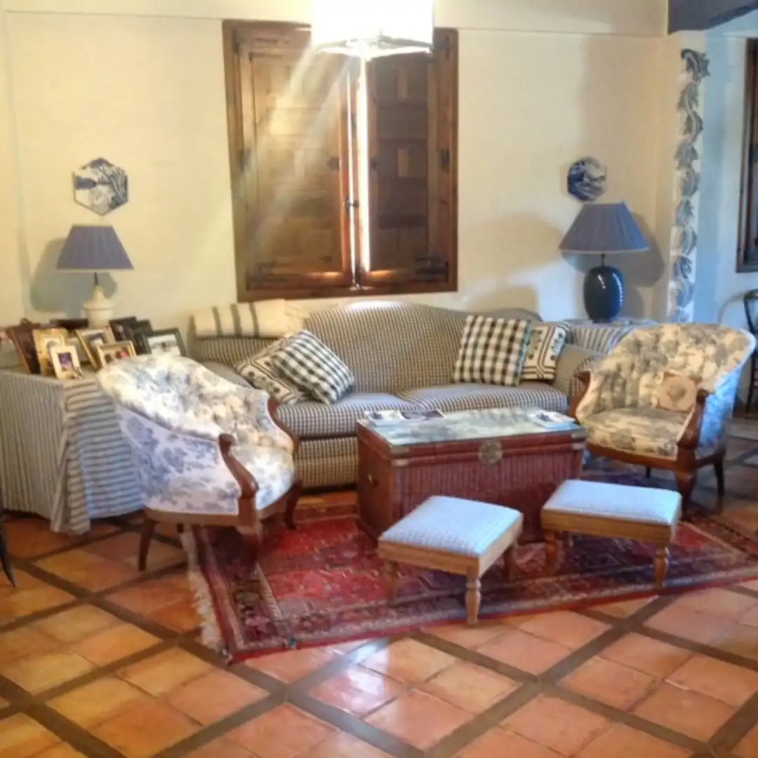 Living room of Houses for sale in  Logroño  with Heating, Private garden and Swimming Pool