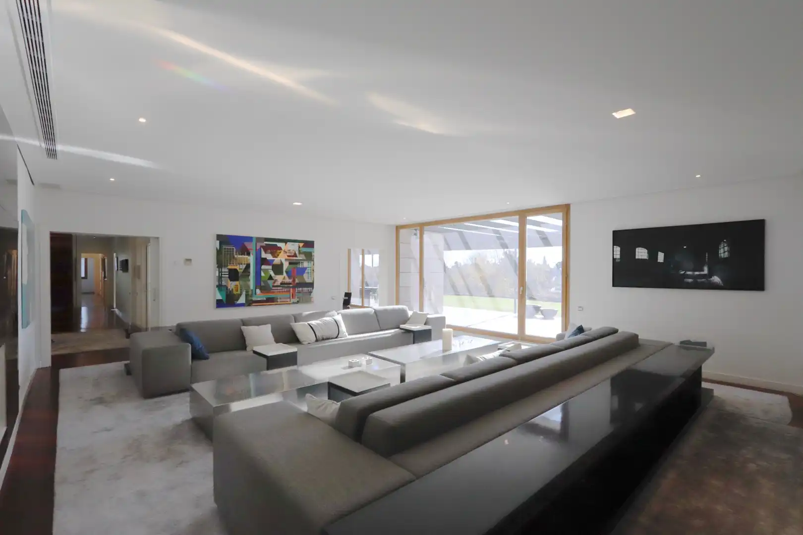 Living room of Houses for rent in Pozuelo de Alarcón  with Air Conditioner, Heating and Private garden