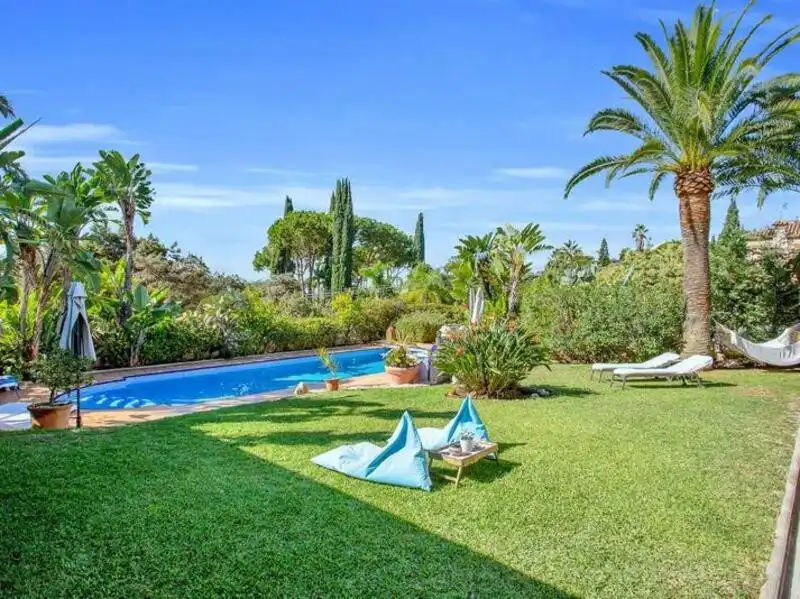 Jardí de Casa o xalet de lloguer en Marbella amb Aire condicionat, Jardí privat i Terrassa