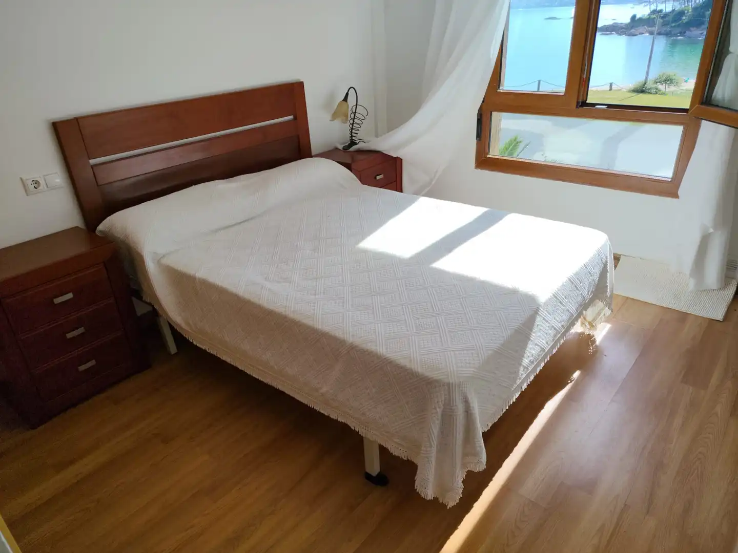 Schlafzimmer von Wohnung zur Miete in Ribeira mit Heizung, Privatgarten und Parkett