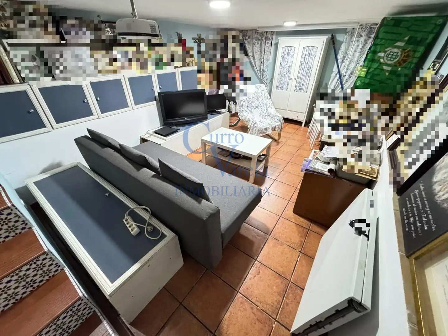 Sala de estar de Casa o chalet en venta en Dos Hermanas con Aire acondicionado y Trastero