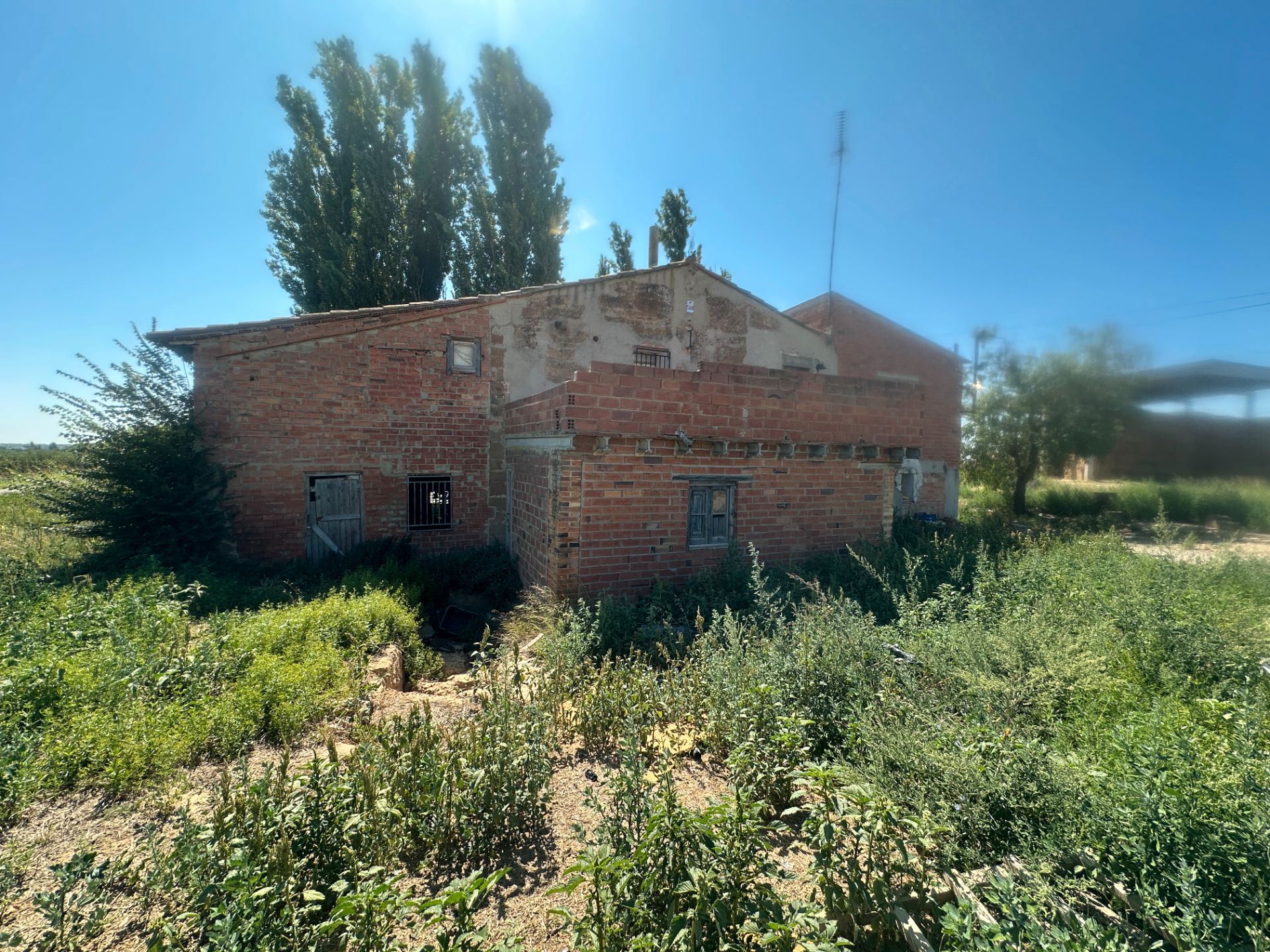 Exterior view of Country house for sale in Alguaire  with Heating, Private garden and Storage room