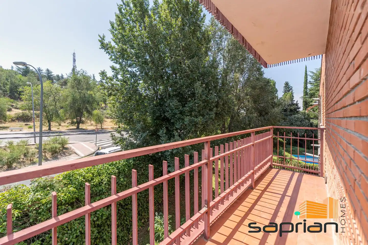 Balcony of Flat for sale in Collado Villalba  with Air Conditioner, Private garden and Terrace