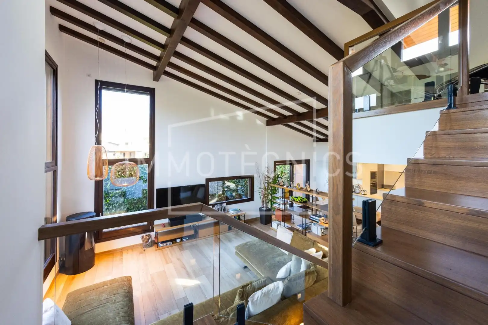 Sala d'estar de Casa o xalet en venda en Sant Esteve de Palautordera amb Aire condicionat, Jardí privat i Piscina