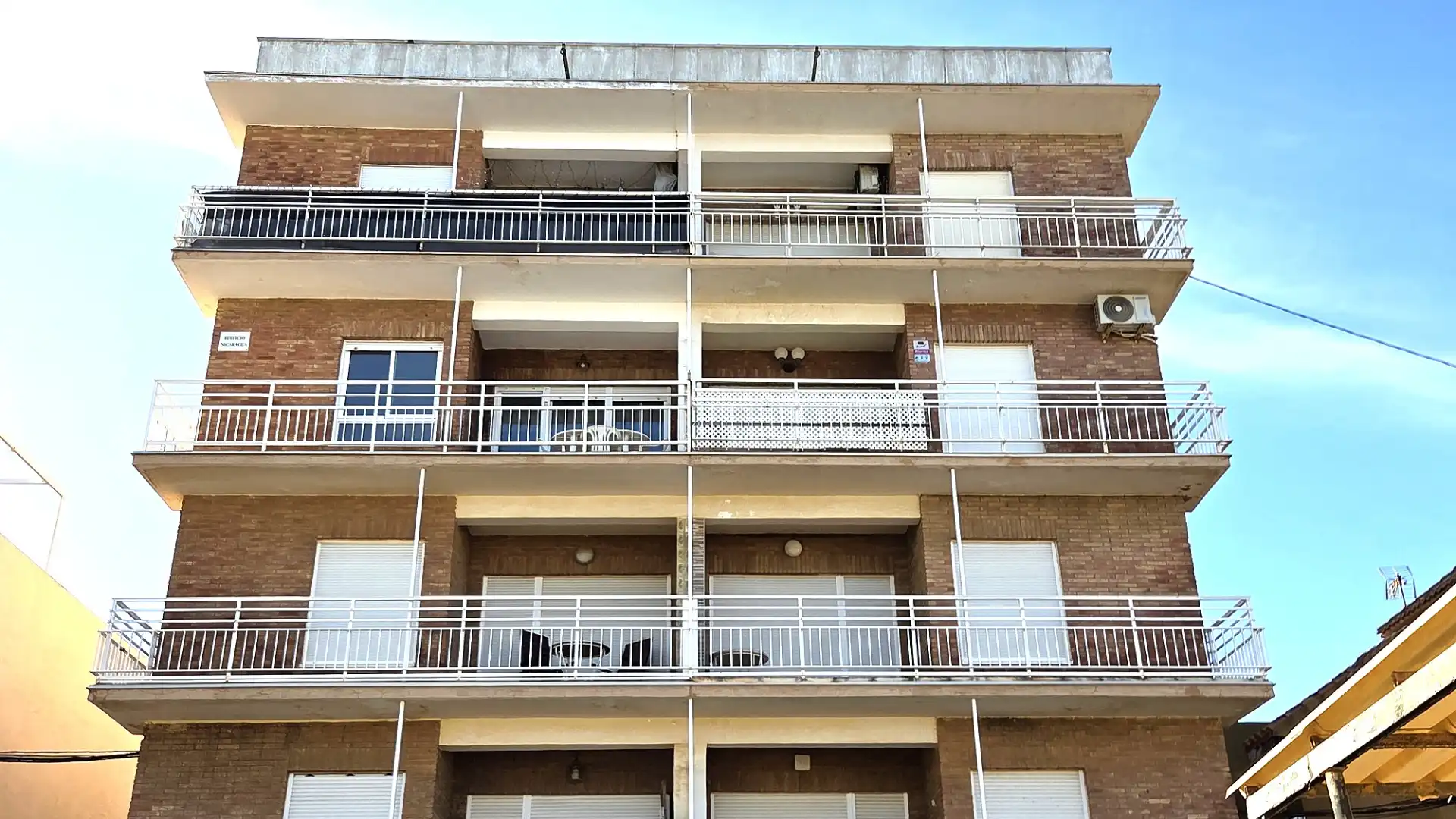 Exterior view of Flat for sale in Cartagena  with Terrace, Furnished and Oven