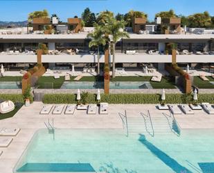 Vista exterior de Planta baixa en venda en Marbella amb Aire condicionat, Calefacció i Jardí privat
