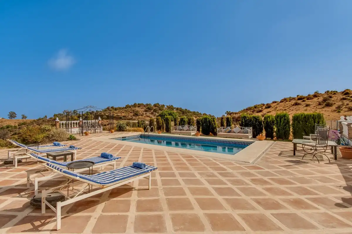 Swimming pool of Houses for sale in Mijas  with Private garden, Terrace and Swimming Pool