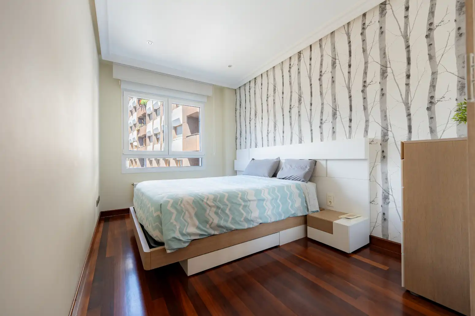Schlafzimmer von Wohnung zum Verkauf in Oviedo  mit Heizung, Privatgarten und Abstellraum