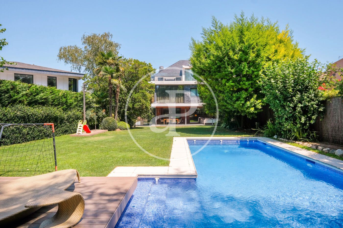 Garden of Single-family semi-detached to rent in Sant Cugat del Vallès  with Air Conditioner, Heating and Private garden