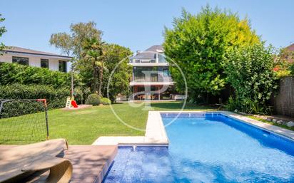 Garden of Single-family semi-detached to rent in Sant Cugat del Vallès  with Air Conditioner, Heating and Private garden