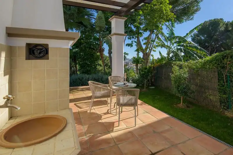 Terrace of Houses for rent in Marbella  with Air Conditioner, Heating and Private garden