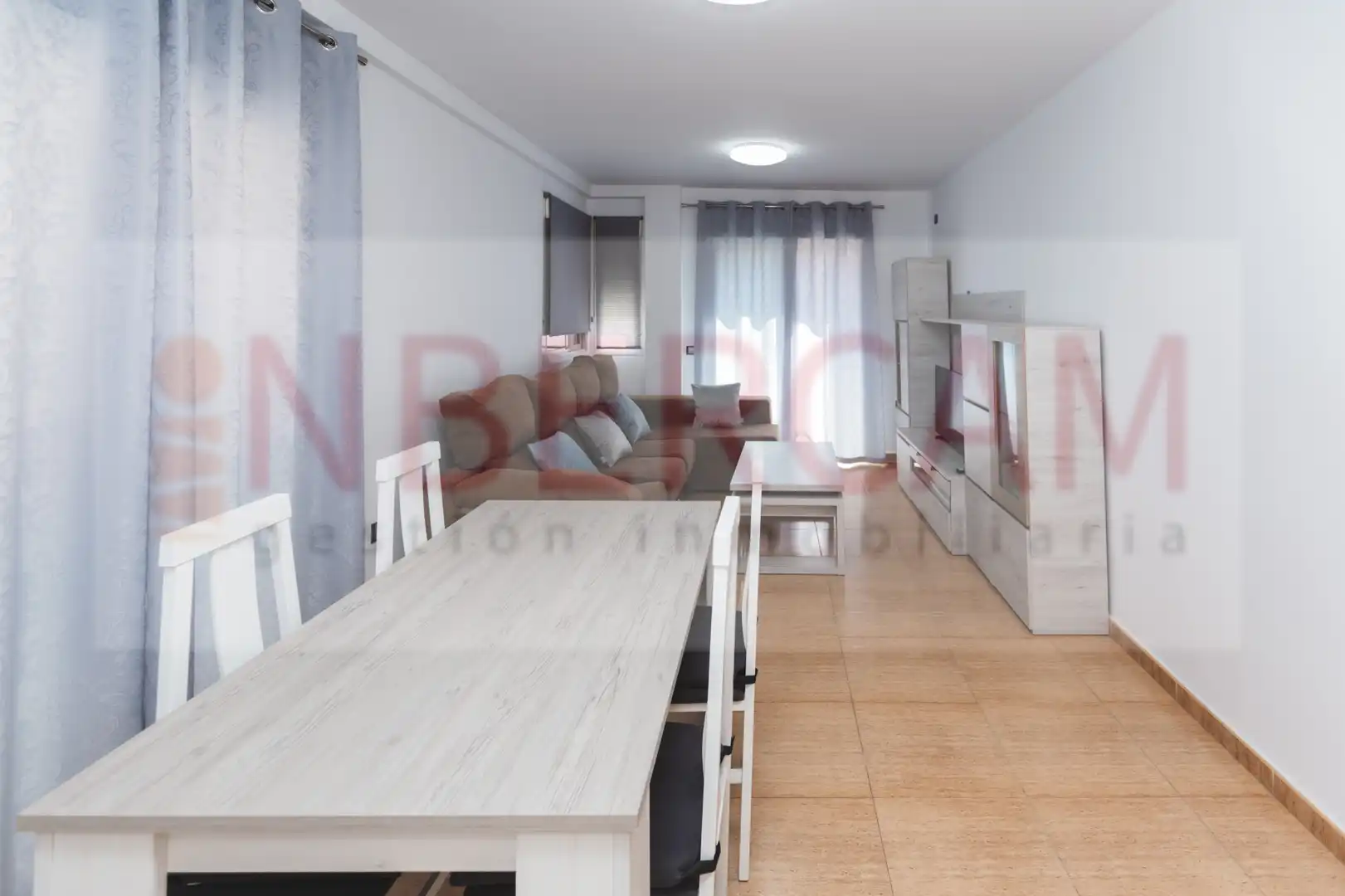 Sala de estar de Piso en venta en El Ejido con Amueblado y Balcón