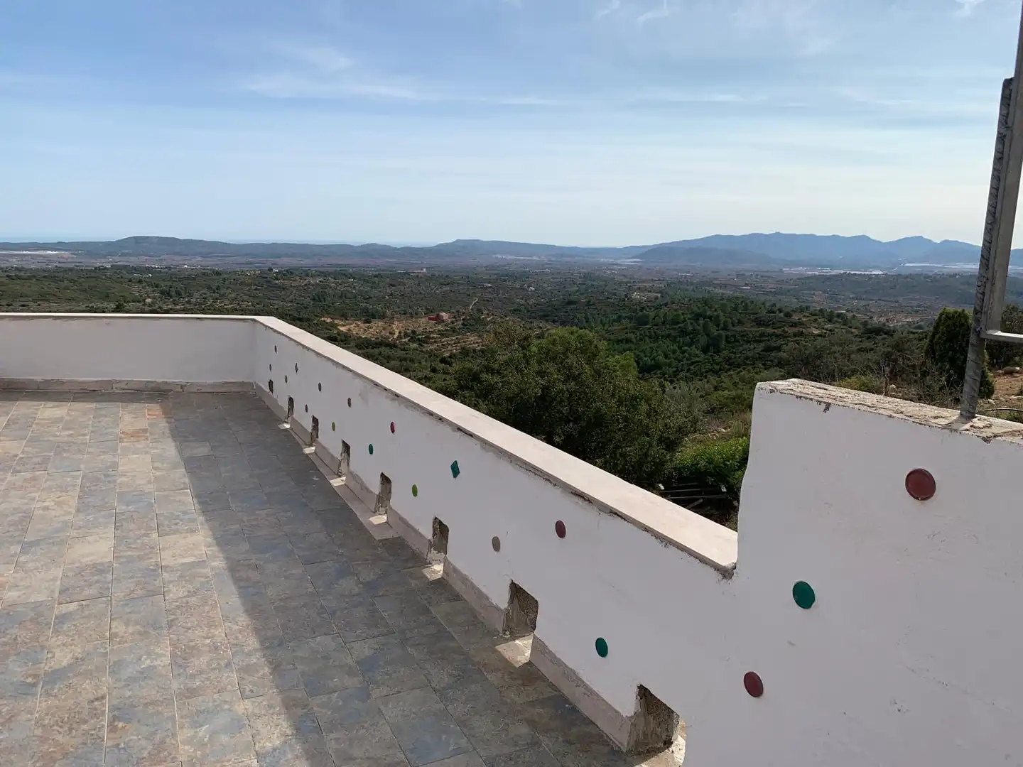 Terraza de Finca rústica en venta en Sierra Engarcerán con Aire acondicionado, Terraza y Trastero
