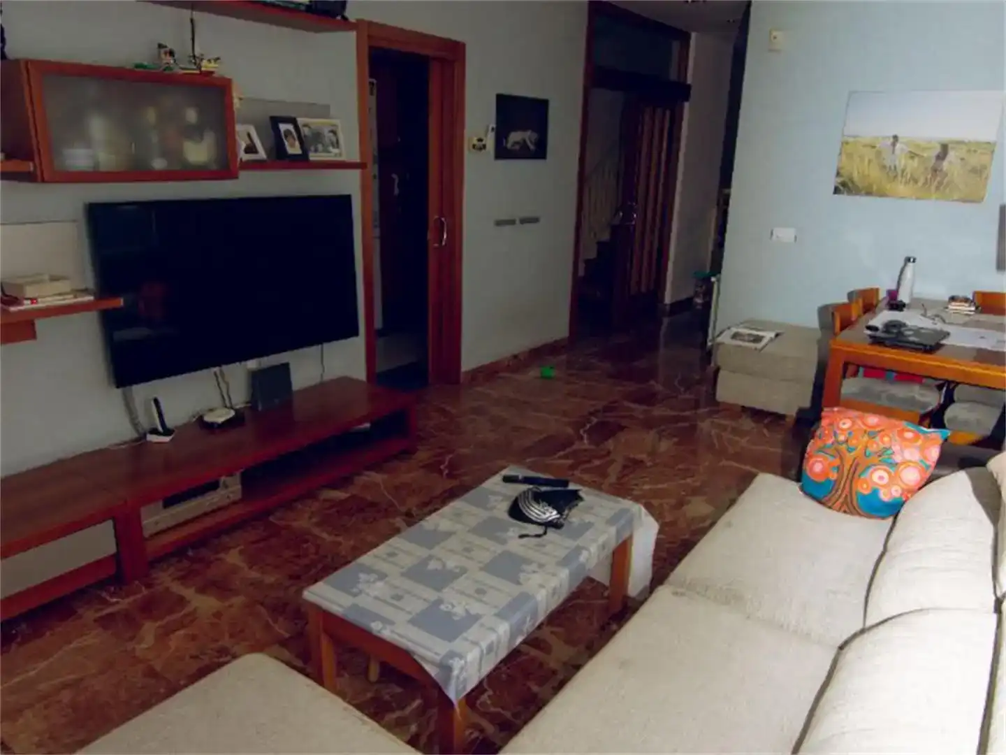 Sala d'estar de Casa adosada en venda en Pedreguer amb Aire condicionat i Balcó