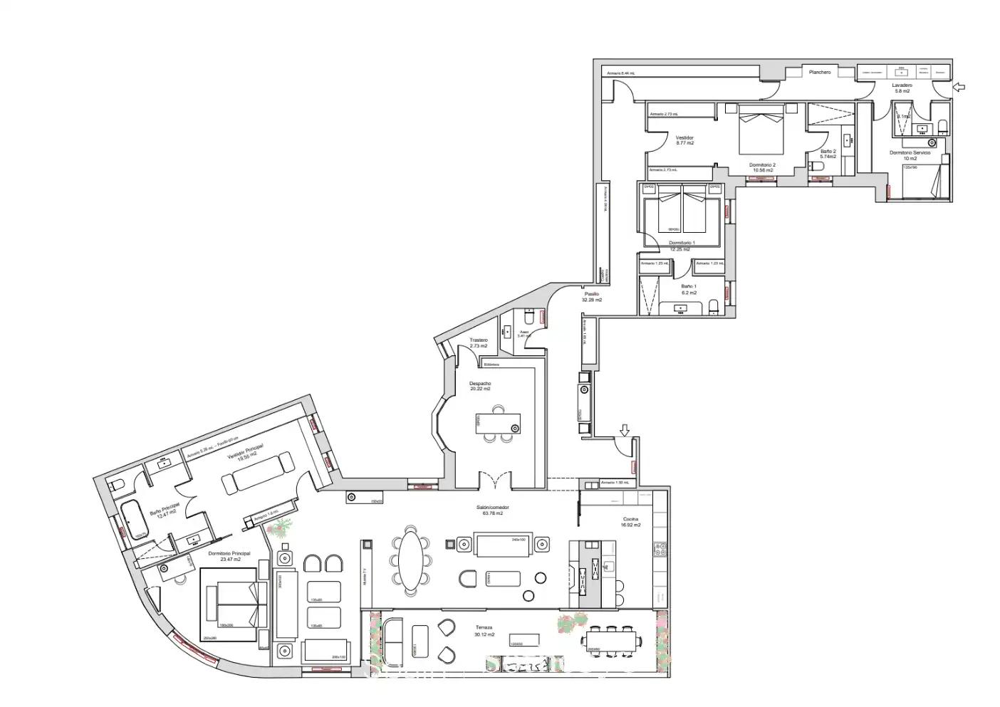 Penthouse mit Aufzug zum Verkauf in Serrano Anguita, imagen 43