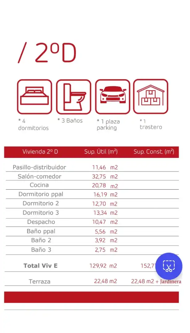 Parking de Piso en venta en Murcia con Aire acondicionado, Calefacción y Terraza