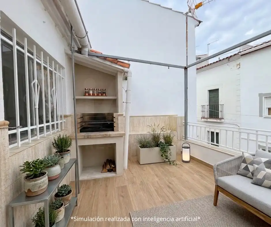 Terrassa de Casa adosada en venda en Cortegana amb Terrassa