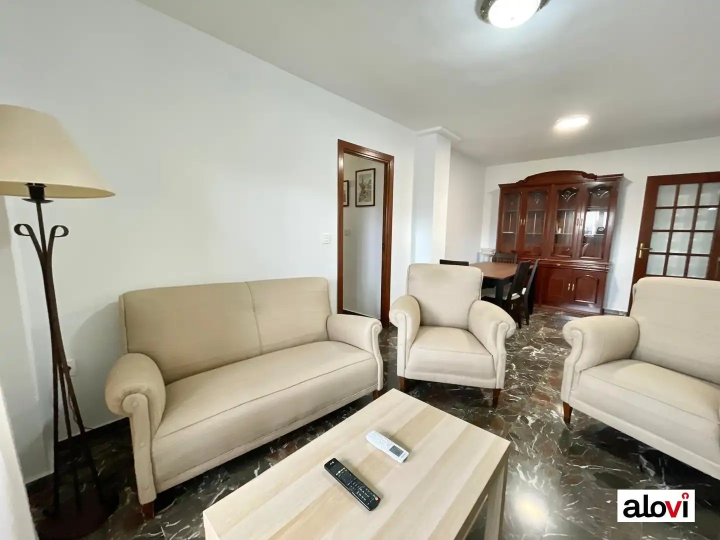 Living room of Flat for rent in Granada  with Furnished and Balcony