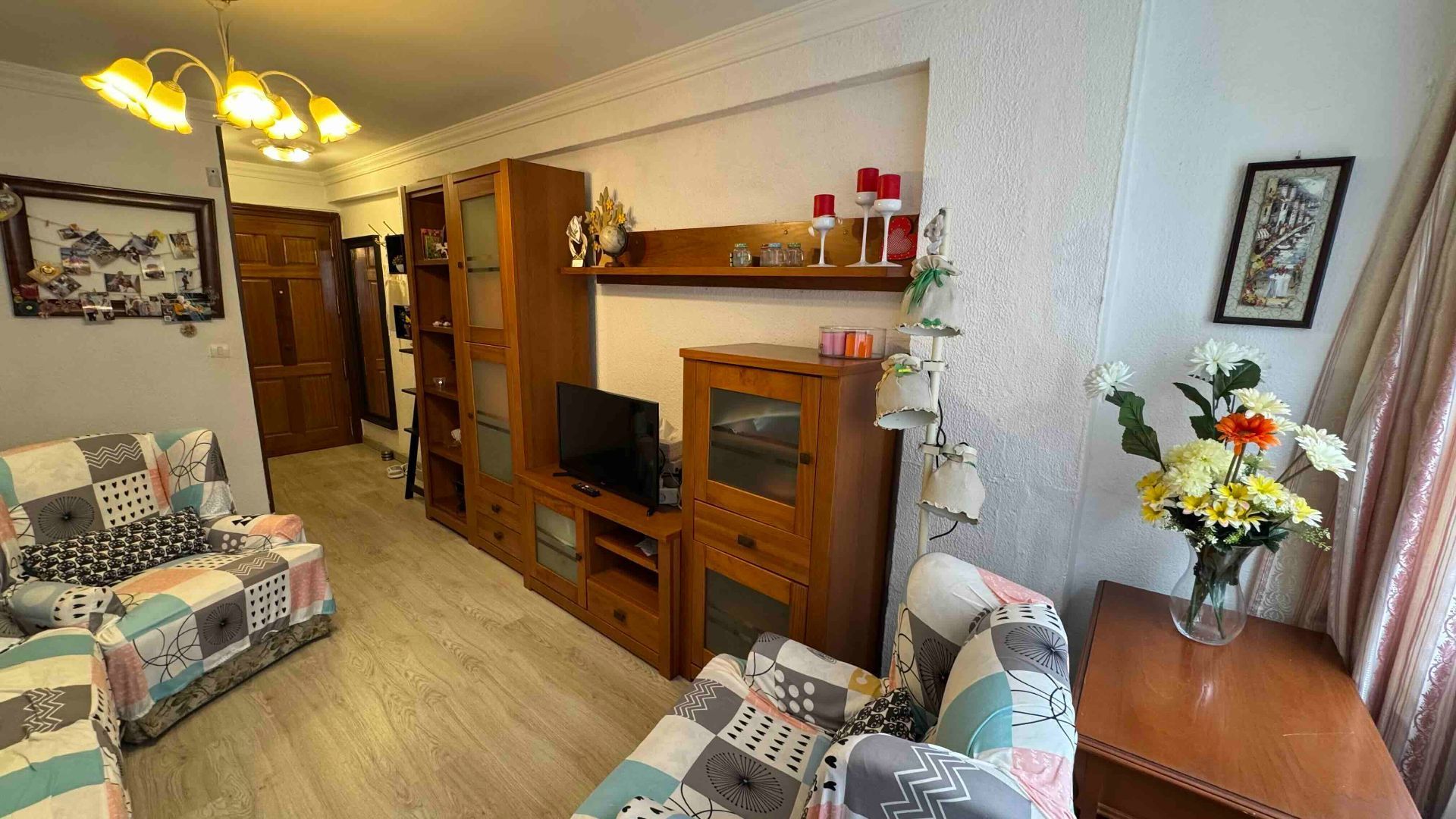 Living room of Flat for sale in Málaga Capital  with Air Conditioner and Heating