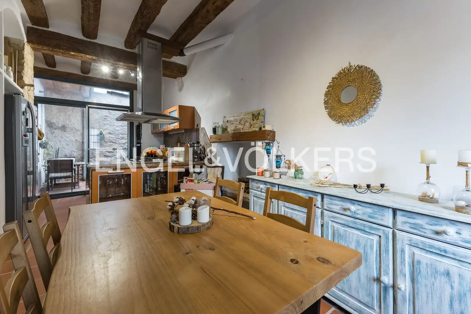 Cocina de Casa adosada en venta en Cubelles con Calefacción y Balcón