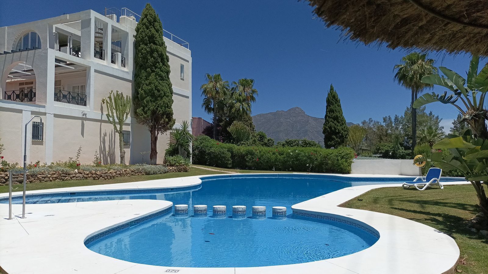 Swimming pool of Planta baja for sale in Benahavís  with Air Conditioner, Private garden and Terrace