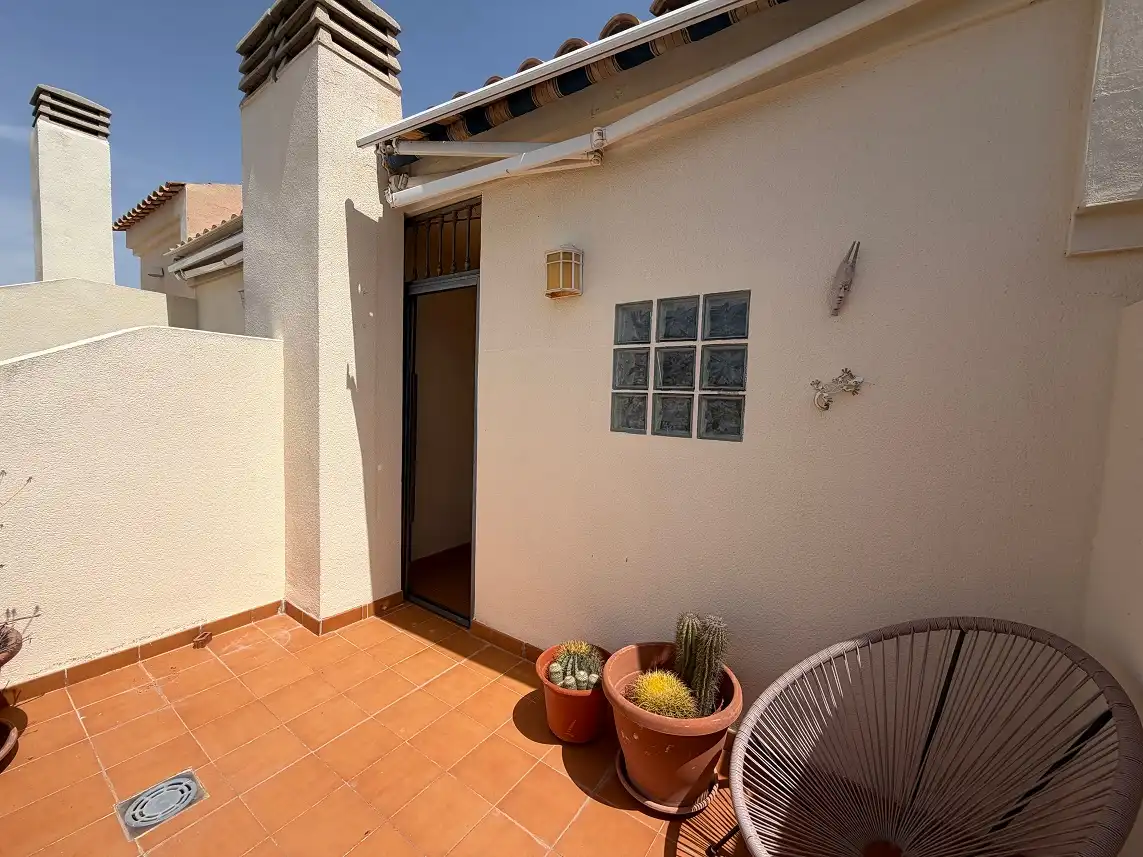 Terraza de Casa adosada en venta en Santa Pola con Terraza y Piscina comunitaria