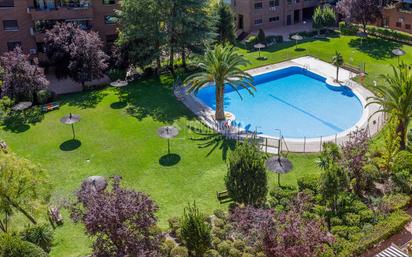 Swimming pool of Flat for sale in Alcobendas  with Air Conditioner, Heating and Parquet flooring