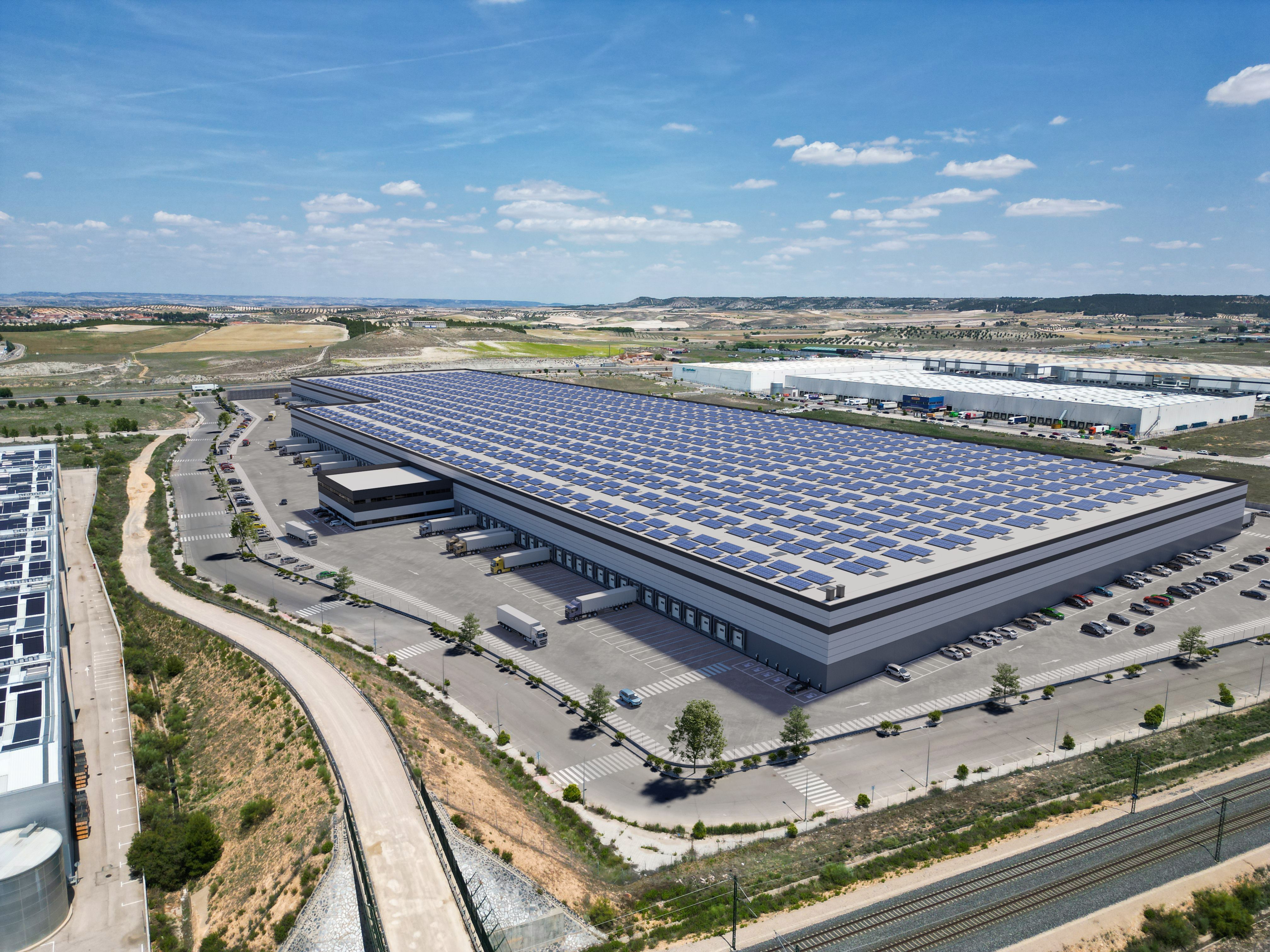 Vista exterior de Nau industrial de lloguer en Ontígola