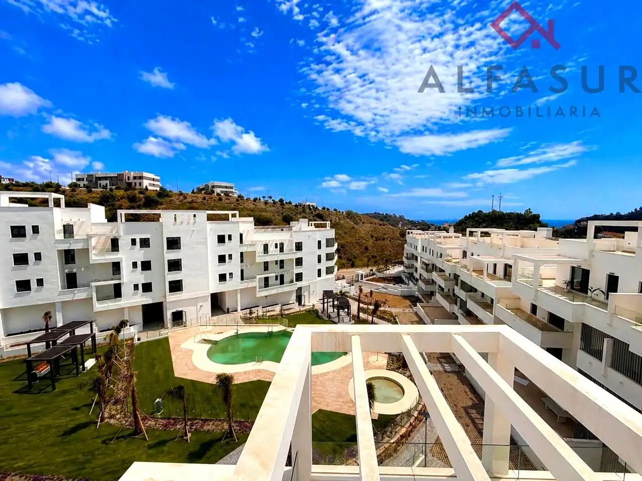 Vista exterior de Ático de alquiler en Málaga con Aire acondicionado, Calefacción y Terraza