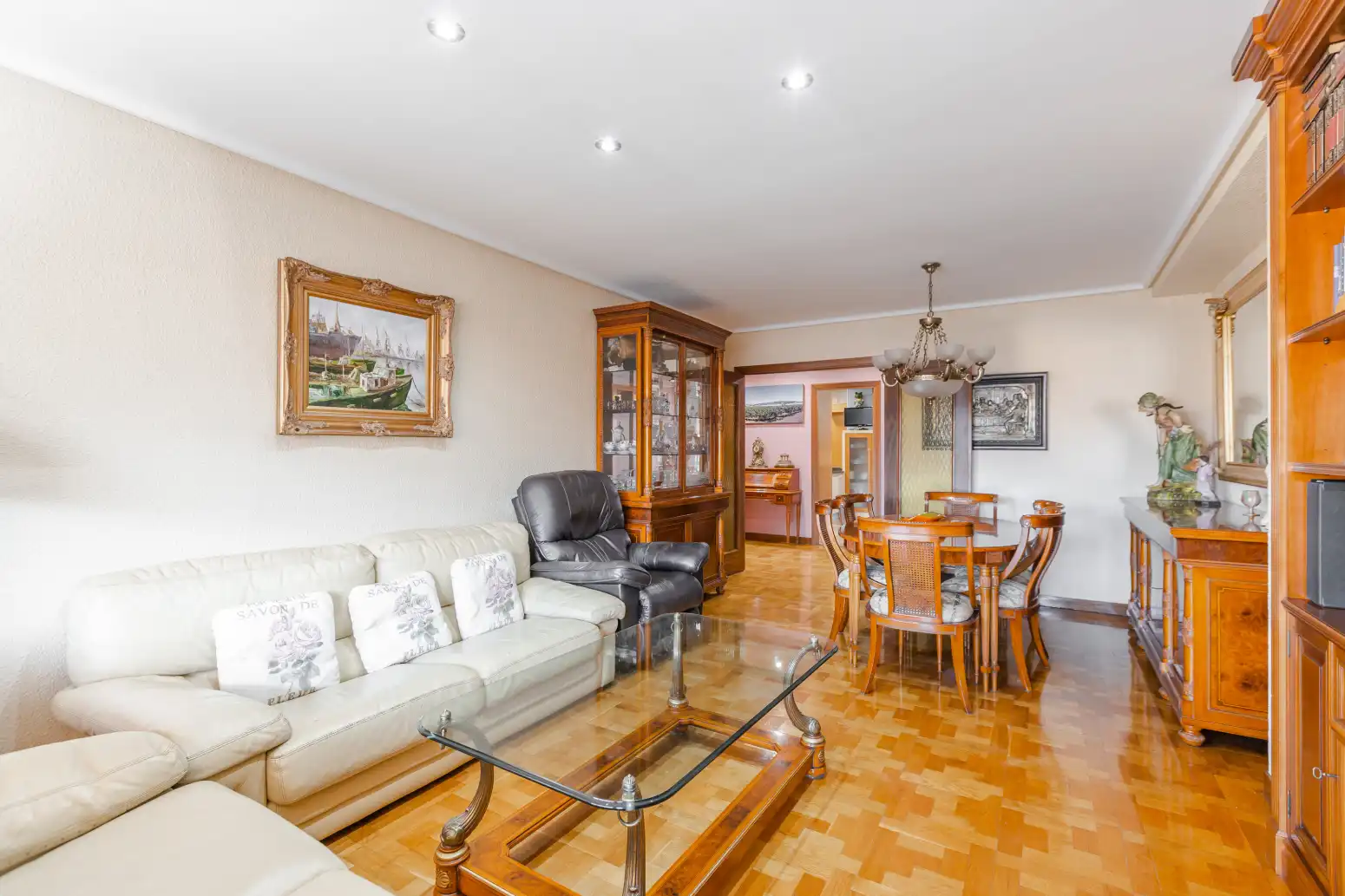Living room of Flat for sale in  Pamplona / Iruña  with Heating and Terrace