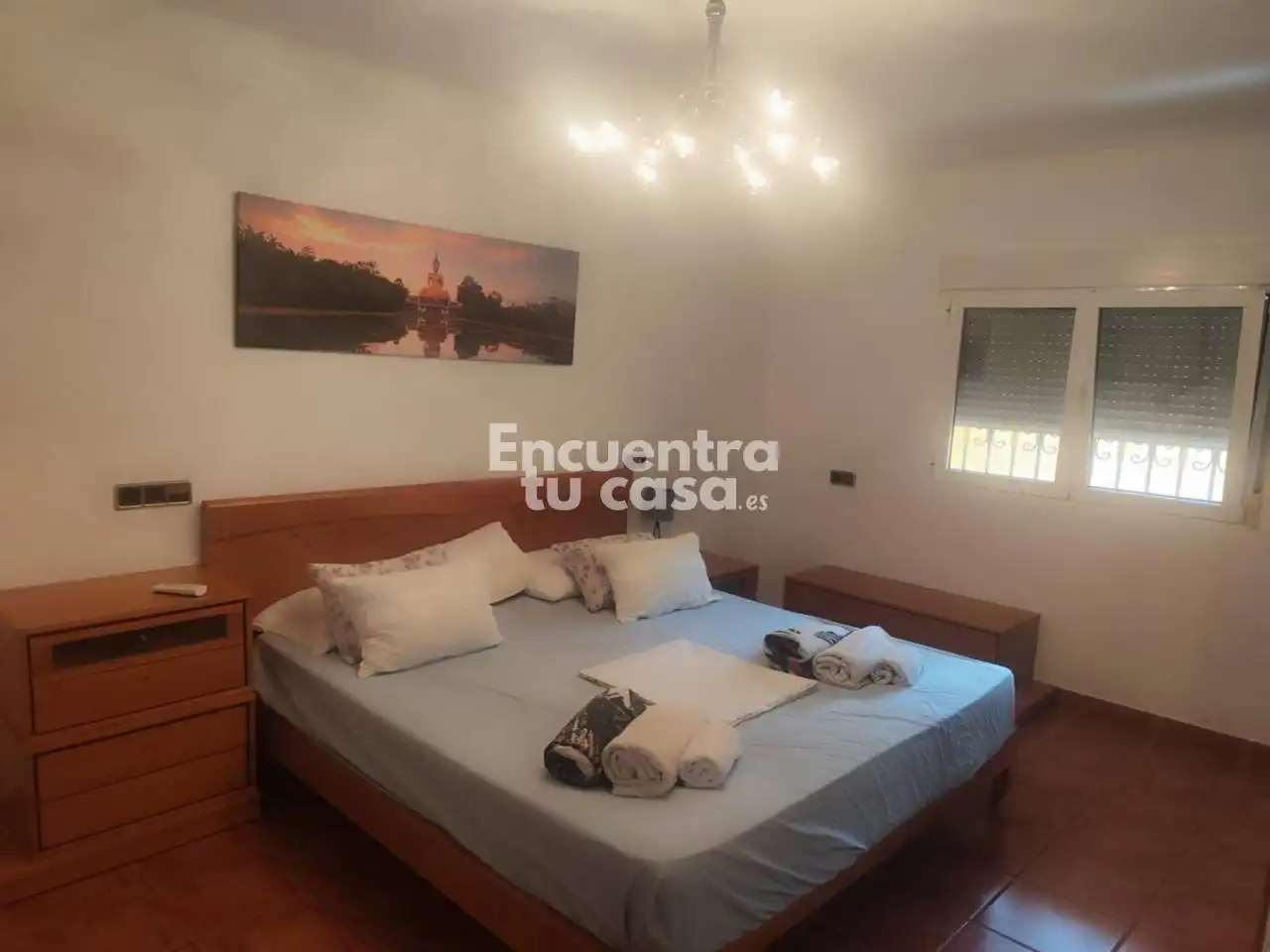 Bedroom of Houses for rent in La Nucia  with Air Conditioner, Heating and Private garden