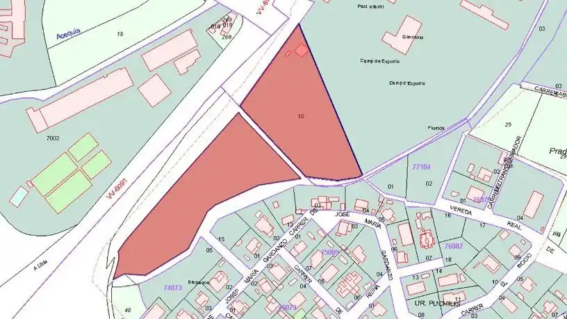 Terreny residencial en venda a plaza Prat