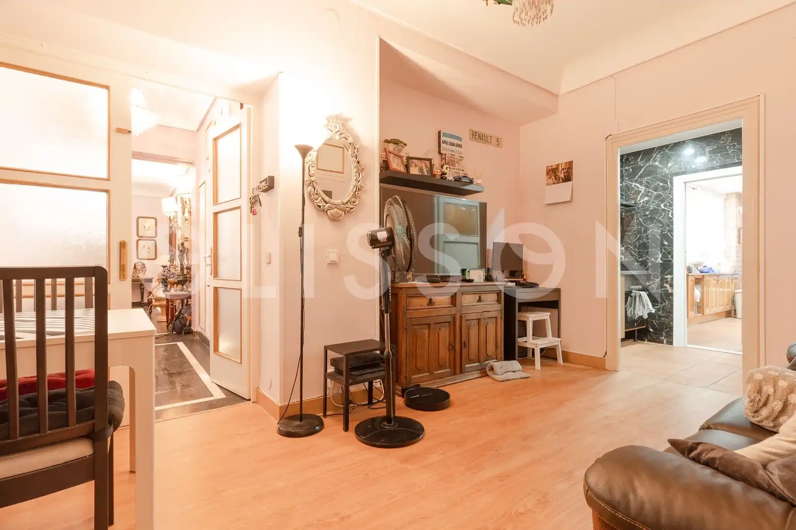 Sala de estar de Piso de alquiler en Madrid con Aire acondicionado, Calefacción y Terraza