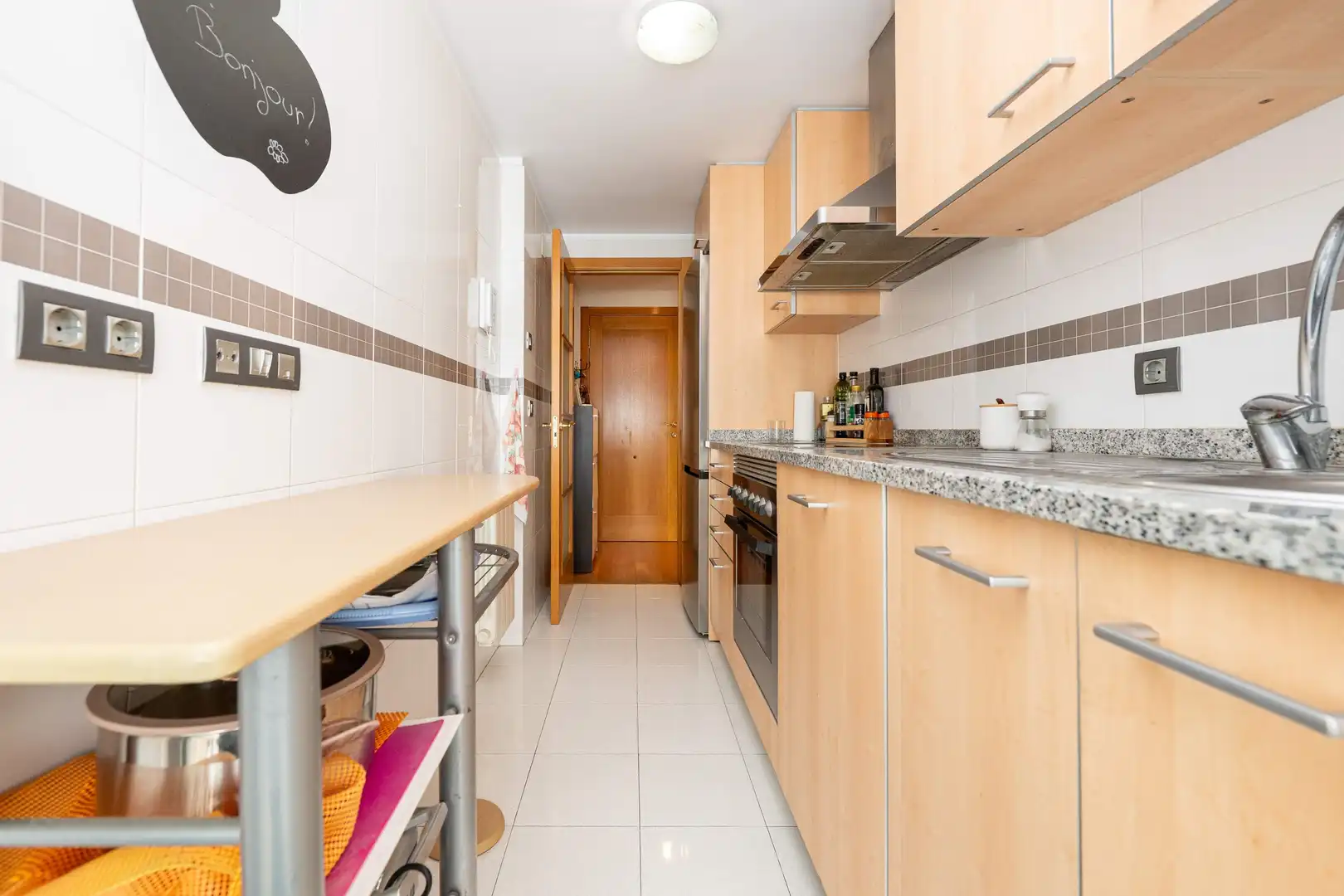 Kitchen of Apartments for sale in A Coruña Capital   with Heating, Parquet flooring and Storage room