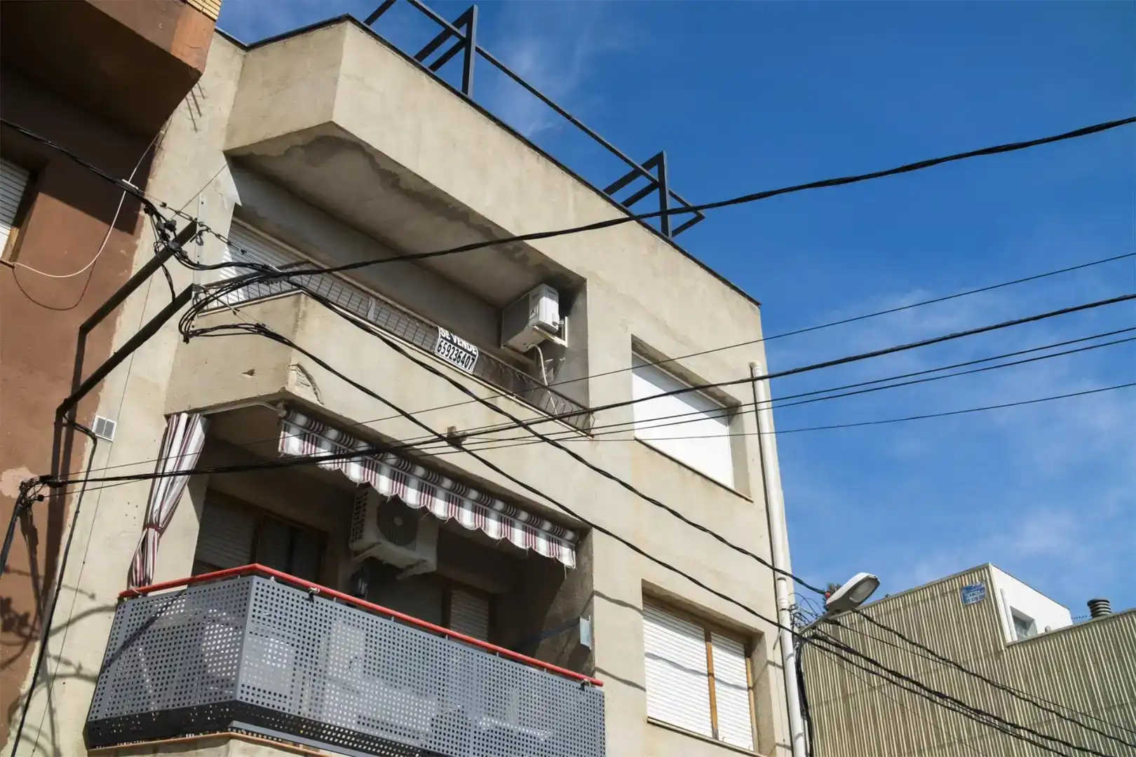 Exterior view of Flat for sale in Mas de Barberans  with Air Conditioner, Parquet flooring and Furnished