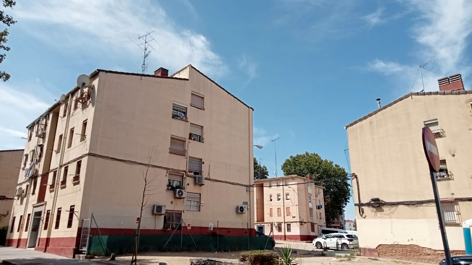 Exterior view of Flat for sale in  Madrid Capital  with Air Conditioner