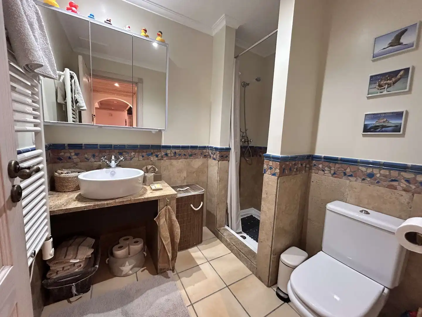 Badezimmer von Wohnung zur Miete in Calvià mit Klimaanlage, Terrasse und Möbliert