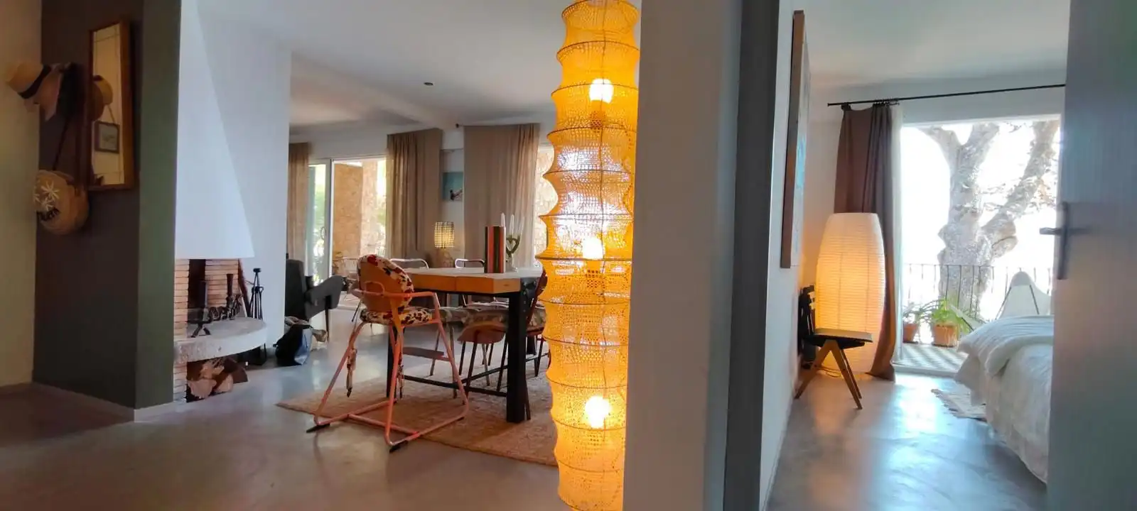 Esszimmer von Dachboden zum Verkauf in Palafrugell mit Klimaanlage, Heizung und Terrasse