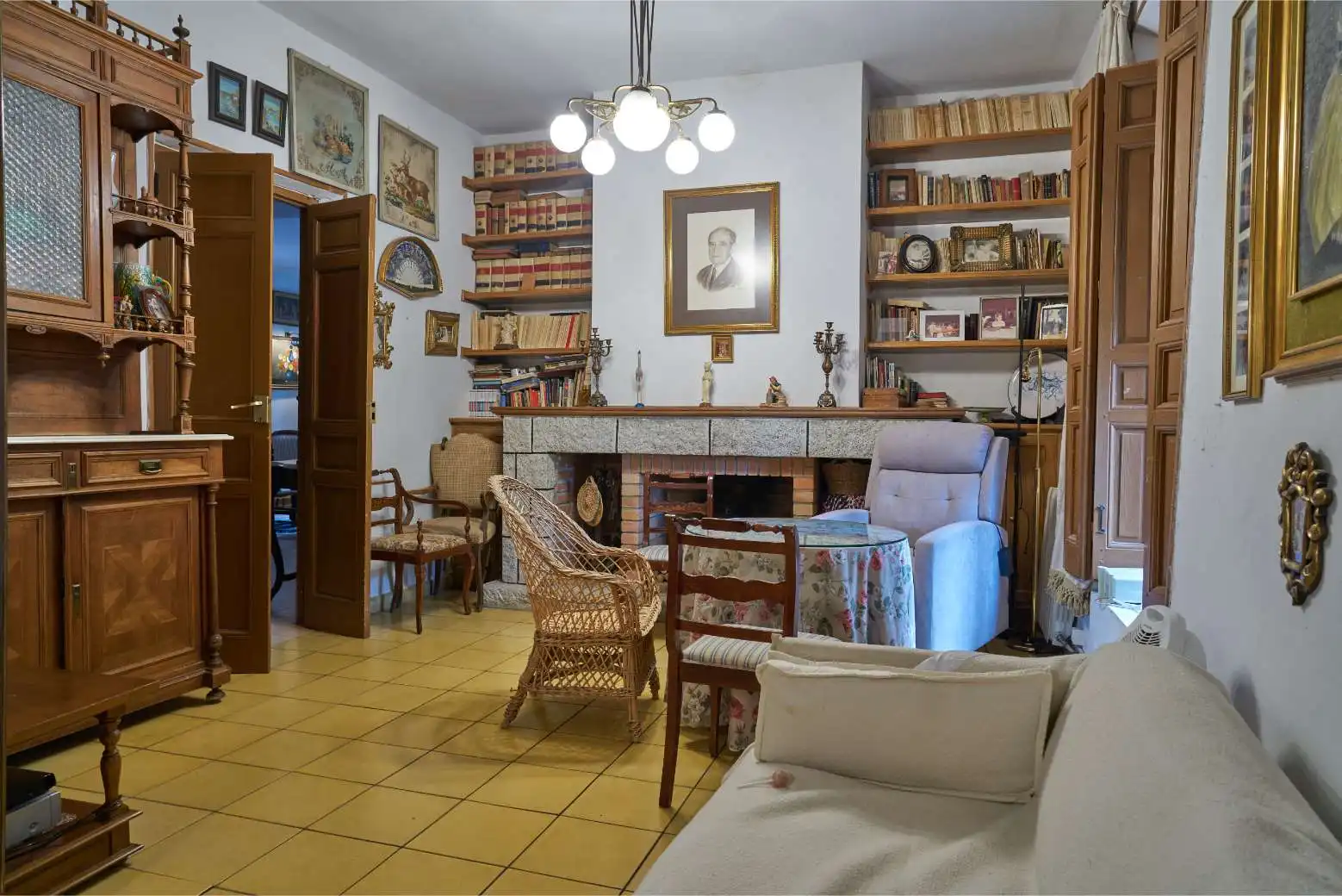Living room of Detached homes for sale in Valdetorres de Jarama  with Private garden, Terrace and Swimming Pool