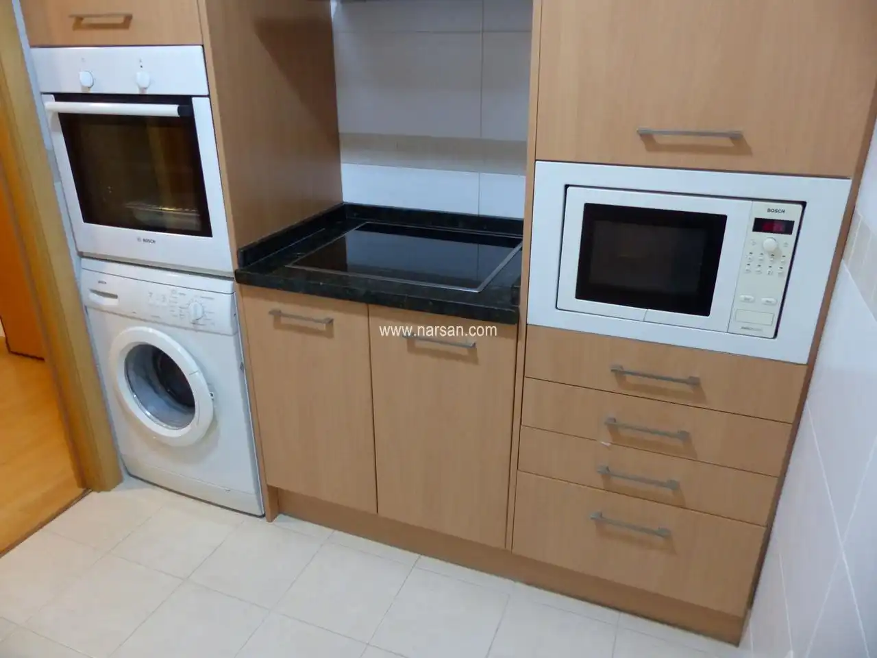 Cuina de Pis en venda en Castellón de la Plana / Castelló de la Plana amb Aire condicionat, Terrassa i Moblat