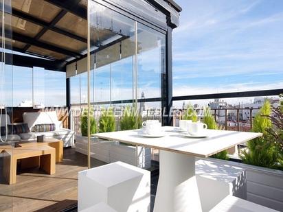 Terrace of Attic for sale in  Valencia Capital  with Air Conditioner, Heating and Parquet flooring